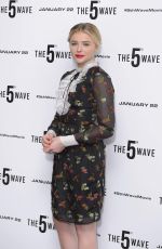 CHLOE MORETZ at The 5th Wave Photocall in London 01/21/2016