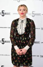 CHLOE MORETZ at The 5th Wave Photocall in London 01/21/2016