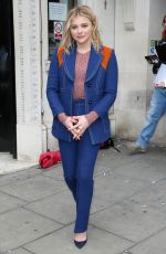 CHLOE MORETZ at The Bauer Media Radio Studios in London 01/21/2016