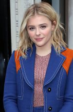 CHLOE MORETZ at The Bauer Media Radio Studios in London 01/21/2016