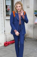 CHLOE MORETZ at The Bauer Media Radio Studios in London 01/21/2016