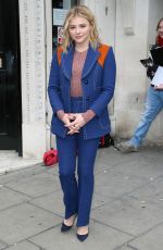 CHLOE MORETZ at The Bauer Media Radio Studios in London 01/21/2016