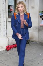 CHLOE MORETZ at The Bauer Media Radio Studios in London 01/21/2016