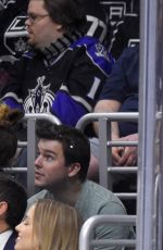 CHLOE MORETZ at The Kings Game at Staples Center in Los Angeles 01/27/2016