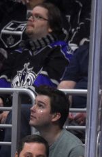 CHLOE MORETZ at The Kings Game at Staples Center in Los Angeles 01/27/2016