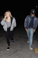 CHLOE MORETZ Leaves Bardot Nightclub in Hollywood 01/25/2016