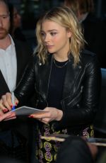 CHLOE MORETZ Leaves BBC Radio 1 Studios in London 01/21/2016