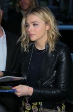 CHLOE MORETZ Leaves BBC Radio 1 Studios in London 01/21/2016