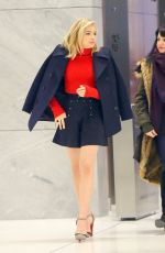 CHLOE MORETZ Leaves SiriusXM Radio in New York 01/05/2016