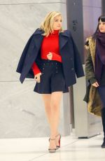 CHLOE MORETZ Leaves SiriusXM Radio in New York 01/05/2016