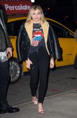 CHLOE MORETZ Night Out in New York 01/05/2016