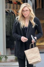 CHLOE MORETZ Out and About in Beverly Hills 01/30/2016