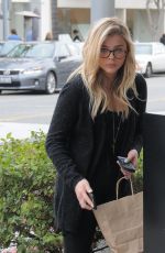 CHLOE MORETZ Out and About in Beverly Hills 01/30/2016