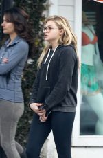 CHLOE MORETZ Out for Breakfast in Los Angeles 01/30/2016