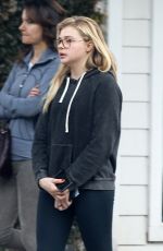 CHLOE MORETZ Out for Breakfast in Los Angeles 01/30/2016