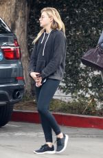 CHLOE MORETZ Out for Breakfast in Los Angeles 01/30/2016