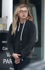 CHLOE MORETZ Out for Breakfast in Los Angeles 01/30/2016