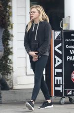 CHLOE MORETZ Out for Breakfast in Los Angeles 01/30/2016