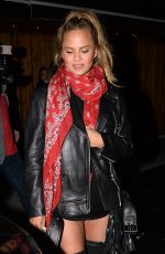 CHRISSY TEIGEN Leaves Nice Guy in West Hollywood 01/23/2016