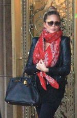 CHRISSY TEIGEN Leaves The Regent Beverly Wilshire in Beverly Hills 01/06/2016