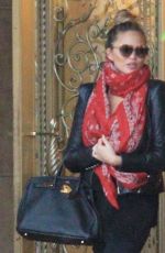 CHRISSY TEIGEN Leaves The Regent Beverly Wilshire in Beverly Hills 01/06/2016