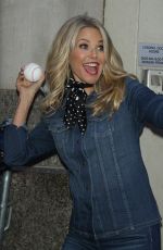CHRISTIE BRINKLEY at Huffpost Live Studio in New York 01/28/2016