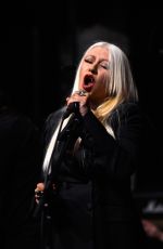 CHRISTINA AGUILERA at Hands of Love Song Celebration in Los Angeles 01/05/2016