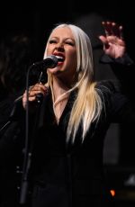 CHRISTINA AGUILERA at Hands of Love Song Celebration in Los Angeles 01/05/2016