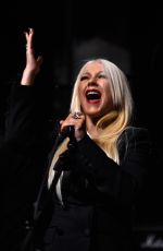 CHRISTINA AGUILERA at Hands of Love Song Celebration in Los Angeles 01/05/2016