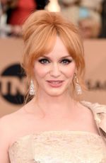 CHRISTINA HENDRICKS at Screen Actors Guild Awards 2016 in Los Angeles 01/30/2016