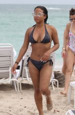 CHRISTINA MILIAN in Bikini at a Beach in Miami 01/03/2016