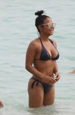 CHRISTINA MILIAN in Bikini at a Beach in Miami 01/03/2016
