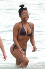 CHRISTINA MILIAN in Bikini at a Beach in Miami 01/03/2016