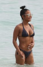 CHRISTINA MILIAN in Bikini at a Beach in Miami 01/03/2016