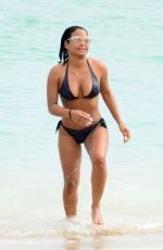CHRISTINA MILIAN in Bikini at a Beach in Miami 01/03/2016