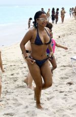 CHRISTINA MILIAN in Bikini at a Beach in Miami 01/03/2016