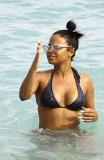 CHRISTINA MILIAN in Bikini at a Beach in Miami 01/03/2016