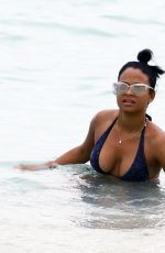 CHRISTINA MILIAN in Bikini at a Beach in Miami 01/03/2016