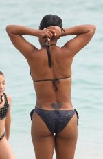 CHRISTINA MILIAN in Bikini at a Beach in Miami 01/03/2016