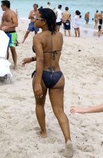 CHRISTINA MILIAN in Bikini at a Beach in Miami 01/03/2016