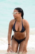 CHRISTINA MILIAN in Bikini at a Beach in Miami 01/03/2016