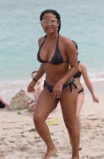CHRISTINA MILIAN in Bikini at a Beach in Miami 01/03/2016