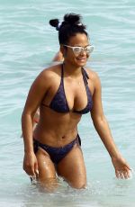 CHRISTINA MILIAN in Bikini at a Beach in Miami 01/03/2016