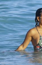 CHRISTINA MILIAN in Swimsuit at a Beach in Miami 01/04/2016