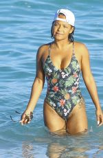 CHRISTINA MILIAN in Swimsuit at a Beach in Miami 01/04/2016