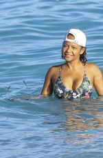 CHRISTINA MILIAN in Swimsuit at a Beach in Miami 01/04/2016