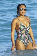 CHRISTINA MILIAN in Swimsuit at a Beach in Miami 01/04/2016