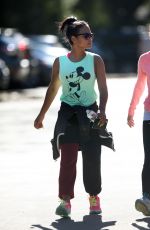 CHRISTINA MILIAN Out Jogging in Studio City 01/25/2016
