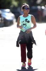 CHRISTINA MILIAN Out Jogging in Studio City 01/25/2016