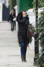 CHRISTINE BLEAKLEY Out and About in London 01/29/2016
